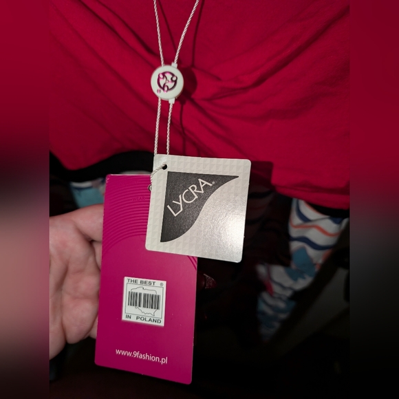 9fashion Colorful Sleeveless Maternity Tunic/Dress with Black Straps Small NWT - Picture 5 of 6